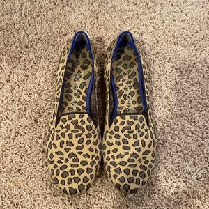 Rothys leopard loafer